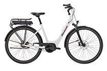 Diamant Turmalin+ RT 400Wh Tief E-Bike City  WEISS