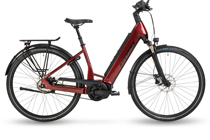 Stevens E-Courier Luxe Forma 500Wh Pedelec 2023 BURGUNDY