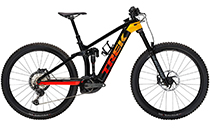 Trek Rail 9.8 XT E-Fully MTB 2022 TREK BLACK/MARIGOLD to RED FADE